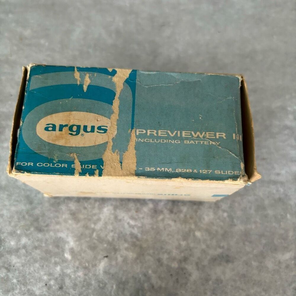 Argus Previewer III Green Slide Viewer In Box *Not Tested* - Picture 8 of 10